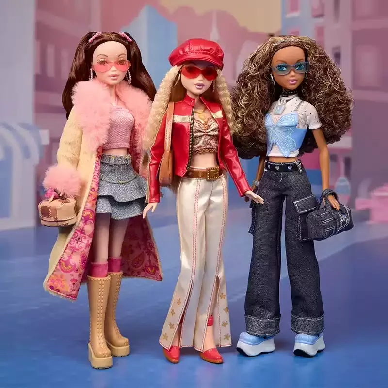 Original Barbie Signature Dolls My Scene Y2K Klassische Modekleidung Lockiges Haar Jeans Zubehör Spielzeug für Mädchen Geburtstagsgeschenk Original Barbie Signature Dolls My Scene Y2K Klassische Modekleidung Lockiges Haar Jeans Zubehör Spielzeug für Mädchen Geburtstagsgeschenk