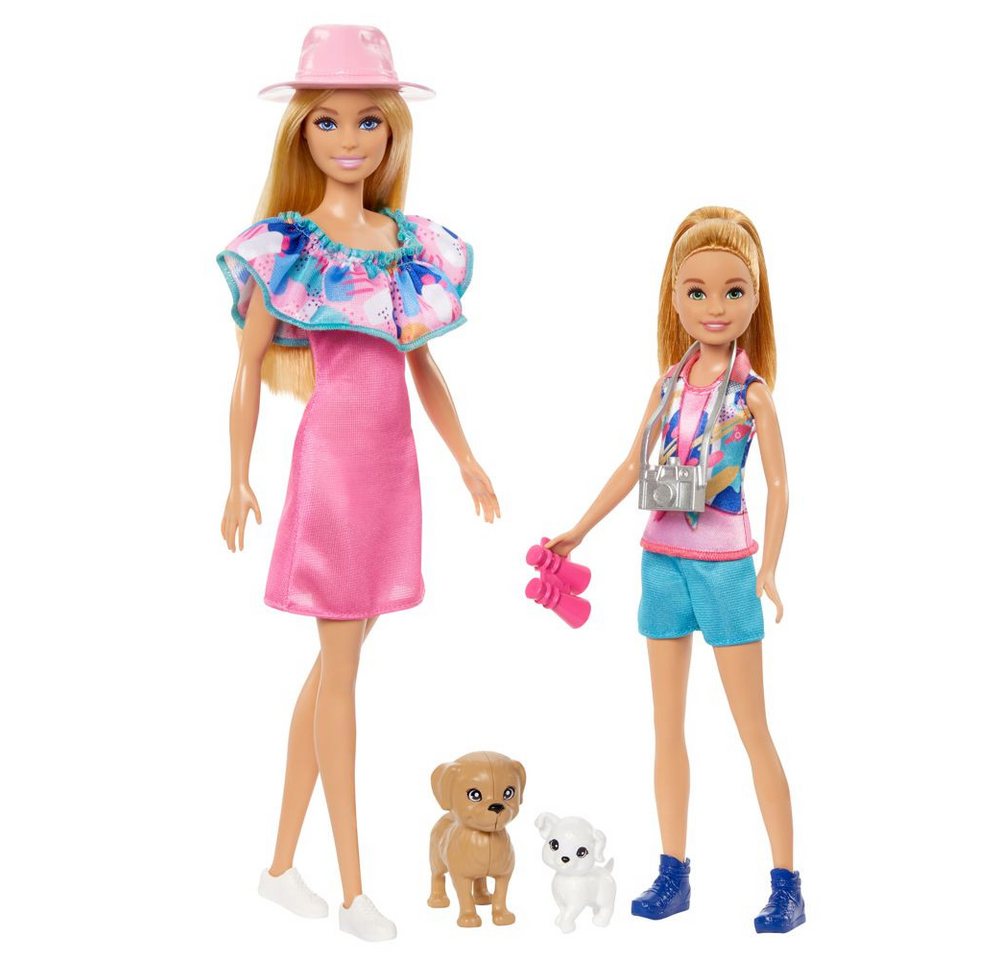 Barbie Anziehpuppe Puppen-Set mit 2 Hunden Barbie & Stacie to the Rescue Mattel HRM09 Barbie Anziehpuppe Puppen-Set mit 2 Hunden Barbie & Stacie to the Rescue Mattel HRM09