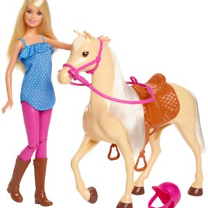 Barbie Anziehpuppe »Pferd mit Puppe« Spielset