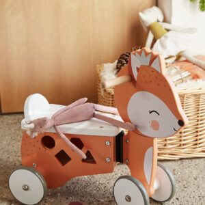 Rutschfahrzeug FUCHS mit Spielzeugkiste FSC®