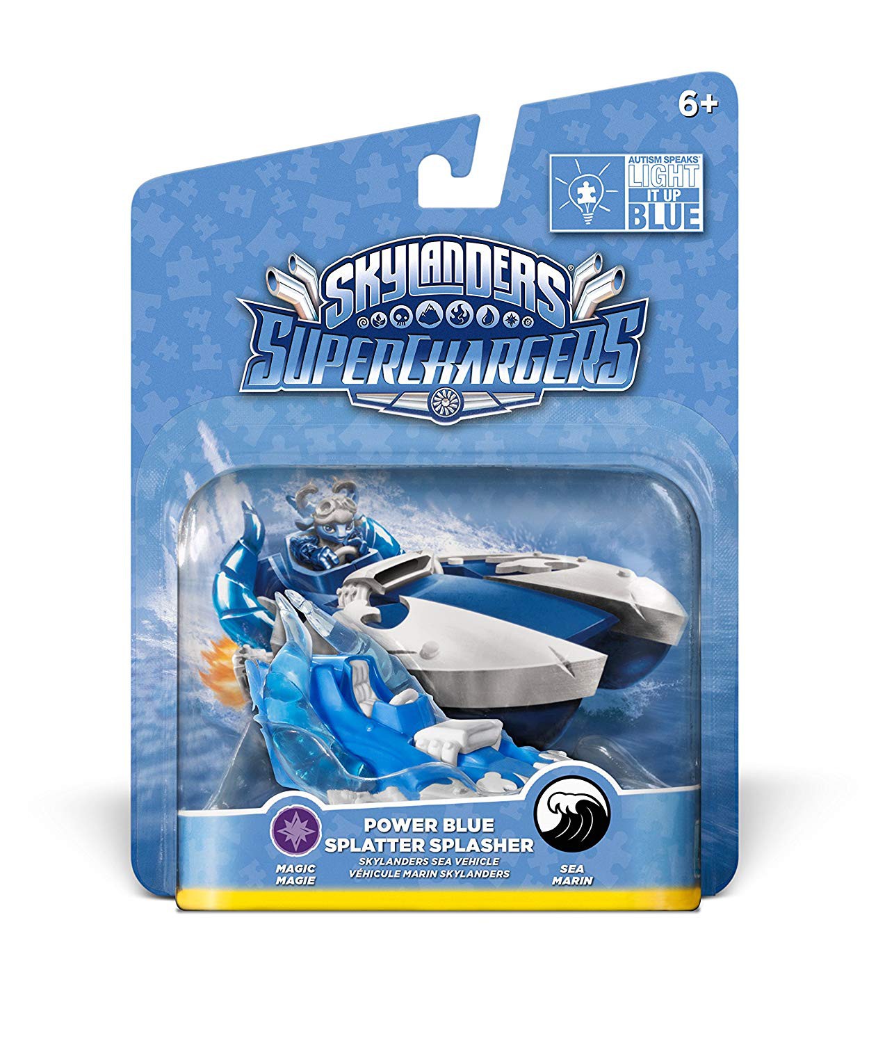 Skylanders - Superchargers : Vehicles Power Blue - Splatter Splasher (gebraucht)