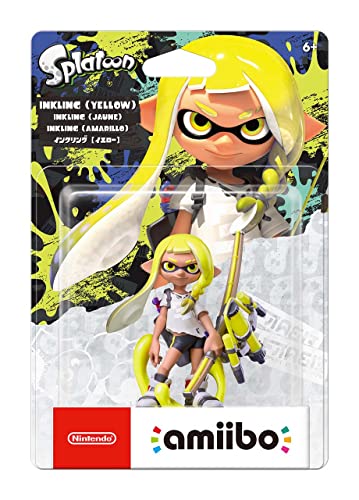 Amiibo - Splatoon Collection Figur: Inkling-Mädchen / Inkling Girl #gelb (NEU & OVP)