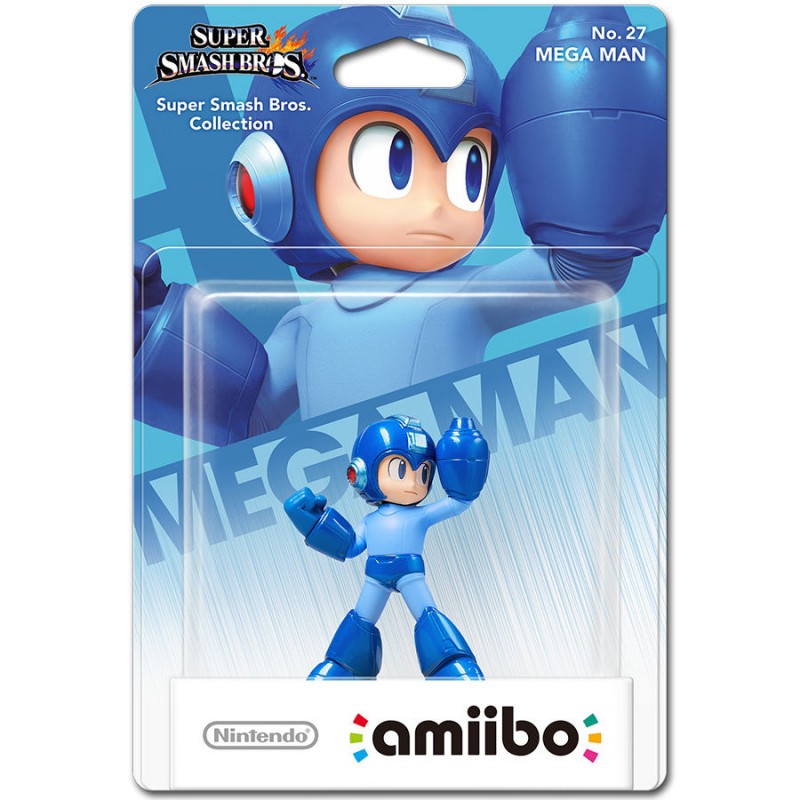 Amiibo - Super Smash Bros. Collection Figur: Mega Man (gebraucht) NEUWERTIG