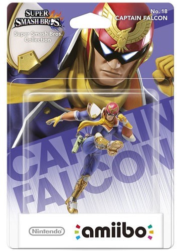 Amiibo - Super Smash Bros. Collection Figur: Captain Falcon (sehr guter Zustand) (gebraucht)