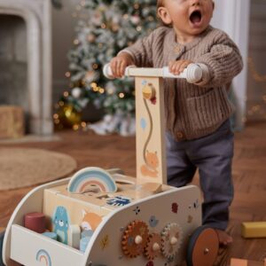 Baby 2-in-1-Lauflernwagen WALDFREUNDE aus Holz FSC® Baby 2-in-1-Lauflernwagen WALDFREUNDE aus Holz FSC®