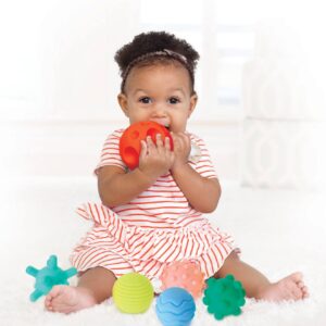 6er-Set Baby Sensorikbälle INFANTINO aus softem Kunststoff 6er-Set Baby Sensorikbälle INFANTINO aus softem Kunststoff