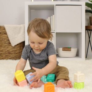 8er-Set weiche Baby Stapelwürfel INFANTINO