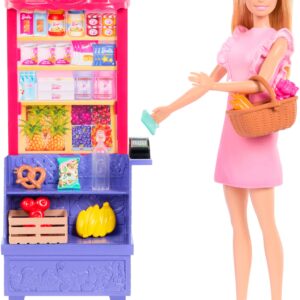 Barbie Anziehpuppe »Barbie Malibu Marktstand Spielset«