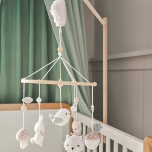 Baby Musik-Mobile WALDSPAZIERGANG salbei