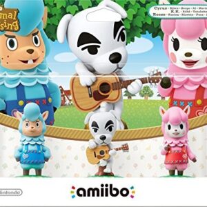 Amiibo - Animal Crossing Collection 3er Set: Björn + K.K. + Rosina (mit OVP) (OVP beschädigt) (gebraucht)