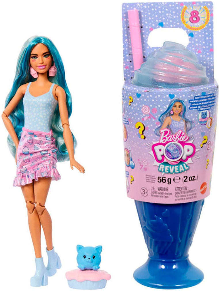 Barbie Anziehpuppe »Pop! Reveal Treats Serie - blaue Puppe«
