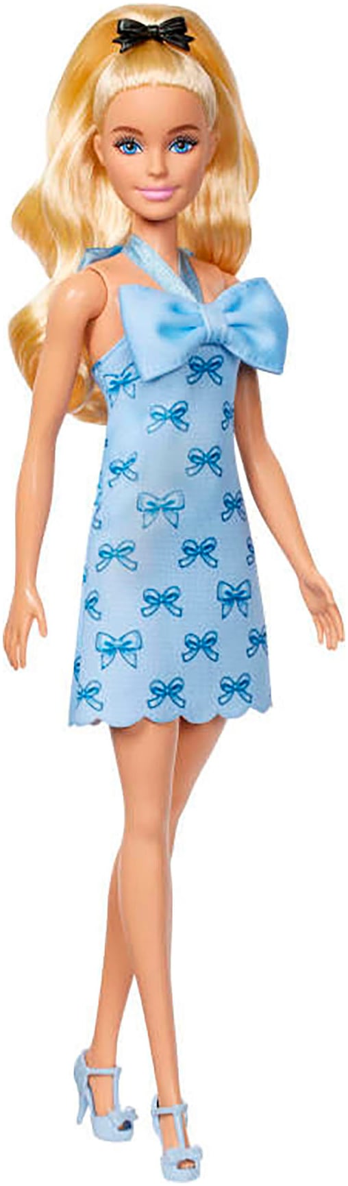 Barbie Anziehpuppe »Fashionista Puppe mit blauer Schleife«