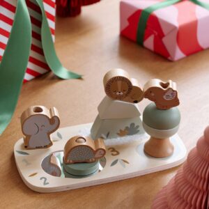 Mitwachsendes Baby Stapelspiel TANSANIA aus Holz FSC®