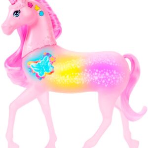 Barbie Spielfigur »Magisches Zaubereinhorn« mit Licht und...