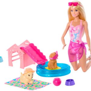 Barbie Anziehpuppe »Barbie Hündchen Pooplparty aloha… Barbie Anziehpuppe »Barbie Hündchen Pooplparty aloha...