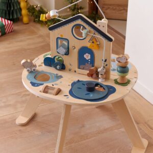 Faltbare Activity-Tisch 2-seitig aus Holz FSC®