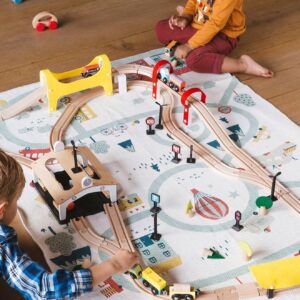 Kinder Eisenbahn aus Holz FSC®