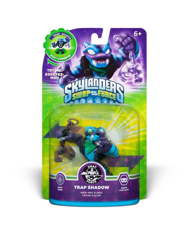 Skylanders - Swap Force Figur: Trap Shadow (gebraucht) NEUWERTIG