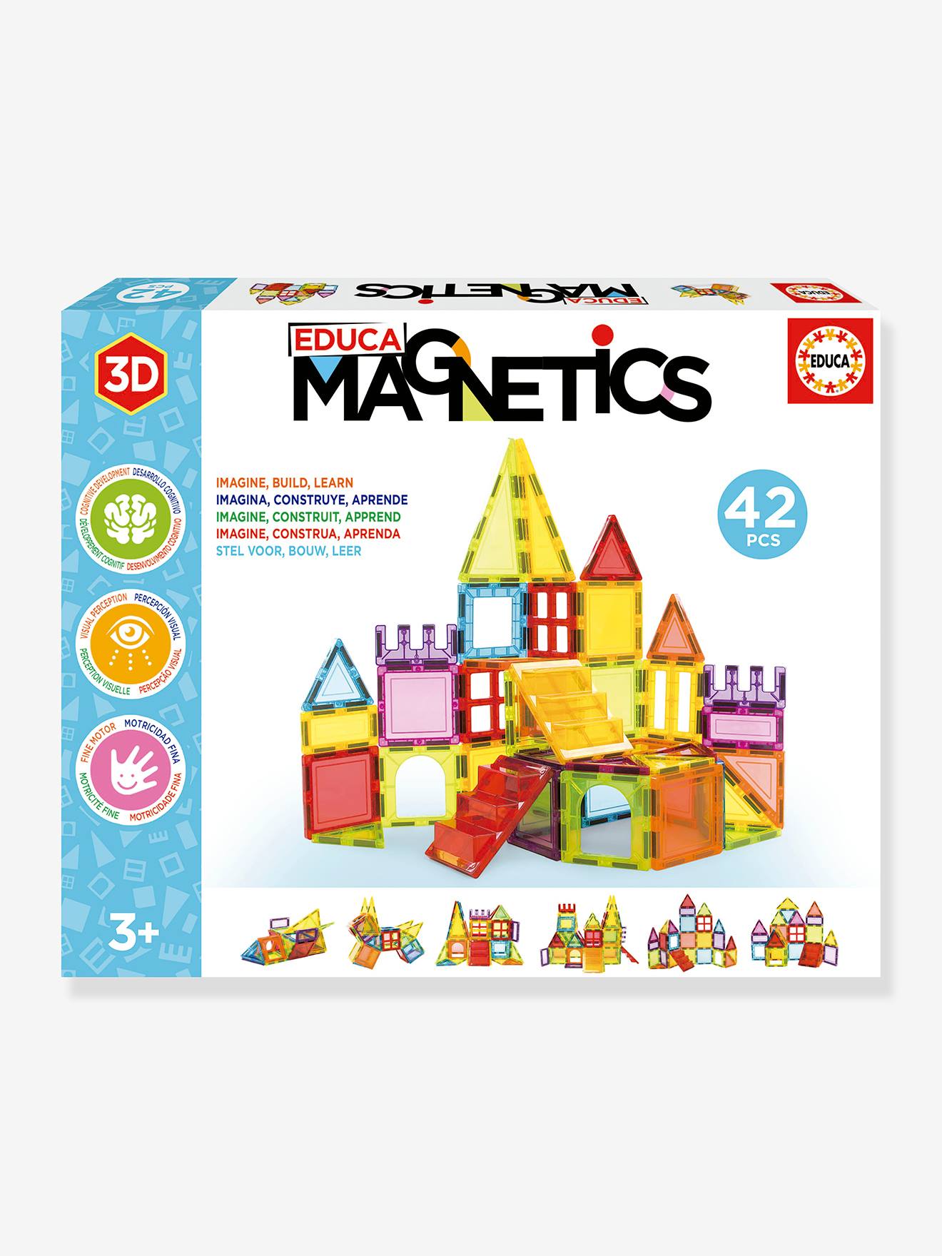 Magnetisches Konstruktionsspiel mit 42 Teilen für Kinder EDUCA