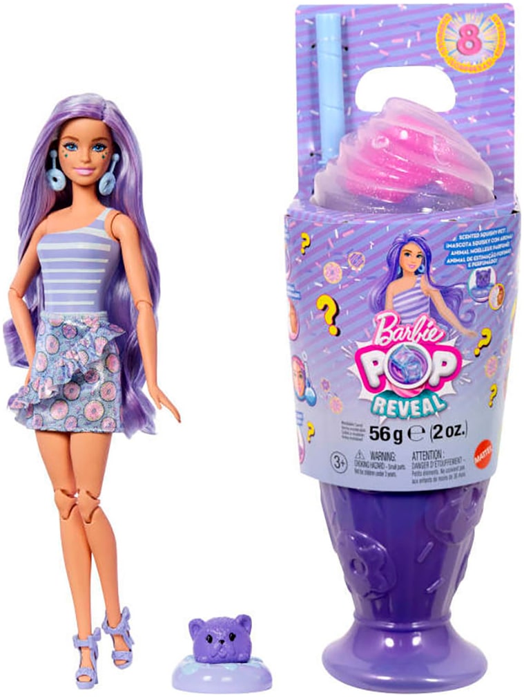 Barbie Anziehpuppe »Pop! Reveal Treats Serie - lila Puppe«