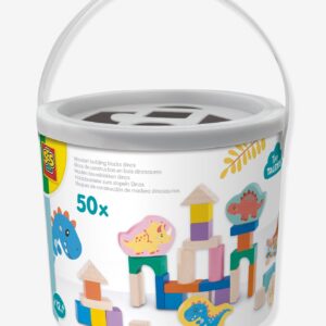 Holzbausteine-Set mit Dinosaurierfiguren Baby SES Creative