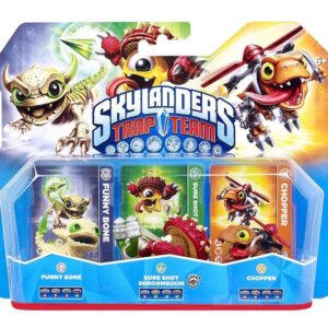 Skylanders - Trap Team Triple Pack: Funny Bone + Sure Shot Shroomboom + Chopper (gebraucht)