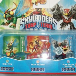 Skylanders - Trap Team Triple Pack: High Five + Trail Blazer + Full Blast Jet-Vac (sehr guter Zustand) (gebraucht)