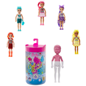MATTEL GWC60 GTL85 Barbie Color Reveal Chelsea Mono Mix Puppe #1