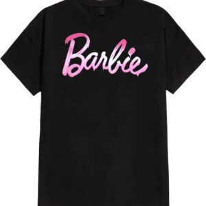 Barbie - Melted Logo - T-Shirt - Schwarz - XXL - 100% Baumwolle
