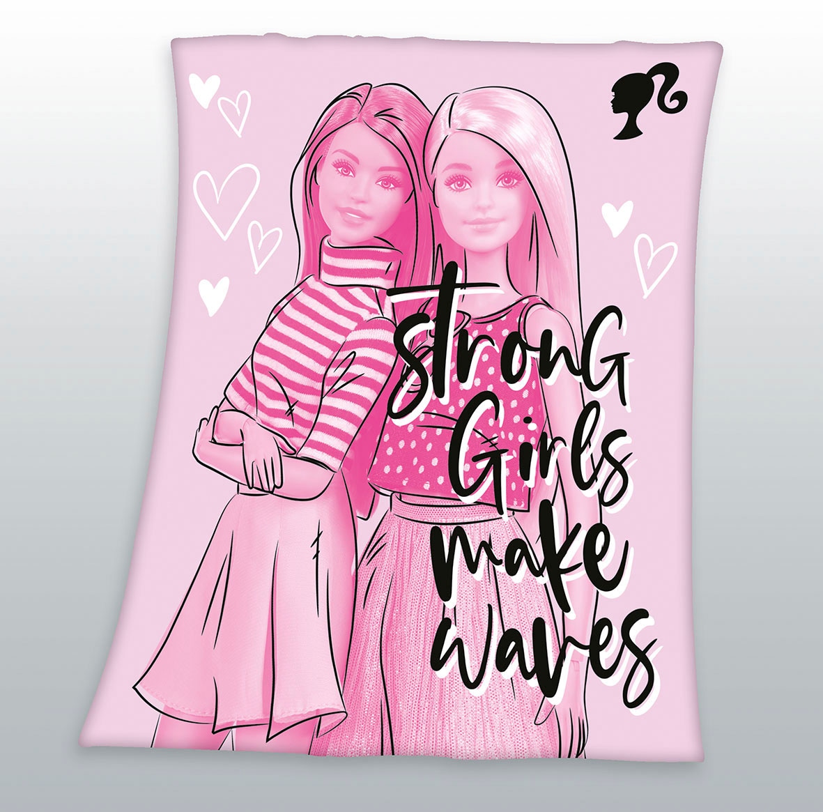 Barbie Kinderdecke "Barbie" mit tollem Barbie-Motiv