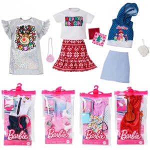 Original Barbie Puppe Kleidung Set Passende Mädchen Zubehör Tasche Schuhe Anzug für 30cm Puppe Spielzeug für Kinder Mode Gril kleid Bis