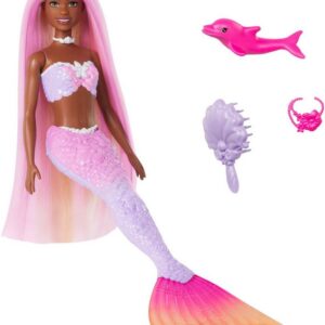 Barbie Meerjungfrauenpuppe Meerjungfrau Brooklyn, mit Farbwechsel Barbie Meerjungfrauenpuppe Meerjungfrau Brooklyn