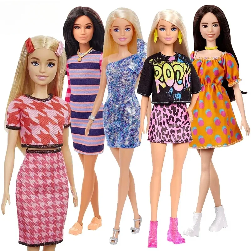 Original Barbie Puppen Fashionista Vielzahl Stil Mode Mädchen Zubehör Puppe für Mädchen Kinder Spielzeug für Kinder Haus Brinquedos