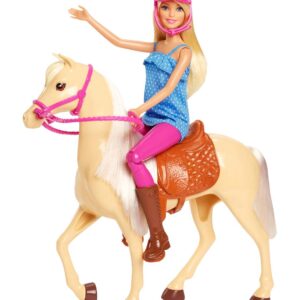 Barbie Spielset "Pferd & Puppe"