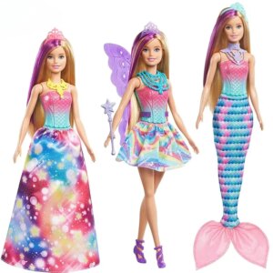 Original Barbie Puppe Märchen Mode Spielzeug für Mädchen Geschenke Zubehör Baby Spielzeug Puppen Barbie Kleidung für Puppe Prinzessin Kleid