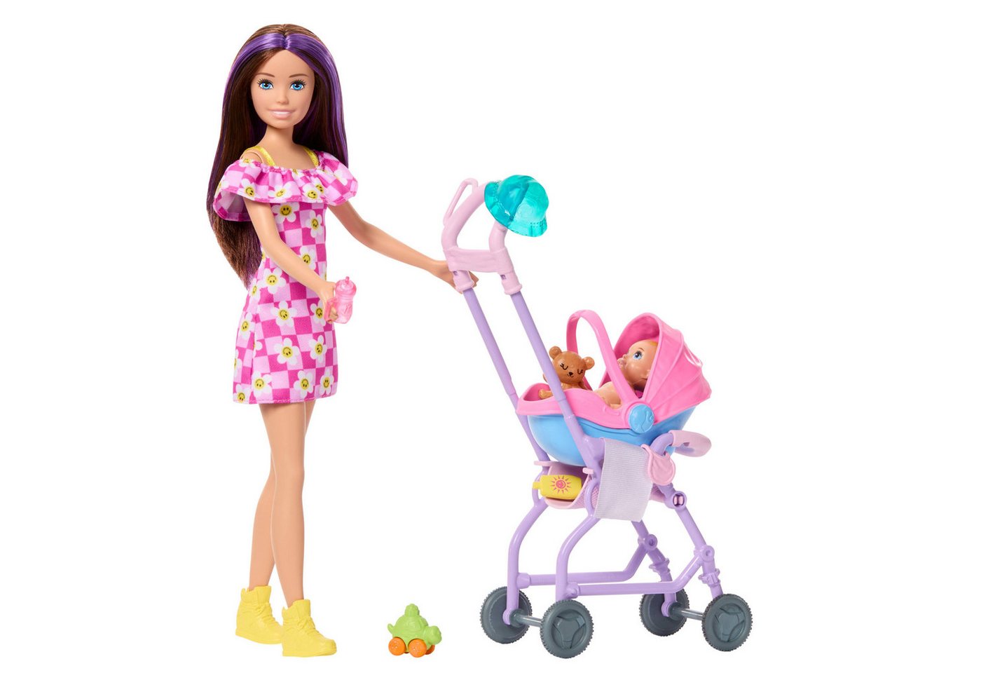 Barbie Anziehpuppe Barbie "Skipper Babysitters Inc." Kinderwagen Spielset